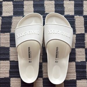 Birkenstock White Slides